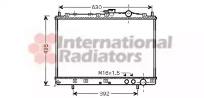 Радиатор, охлаждение двигателя VAN WEZEL купить