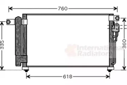 Конденсатор, кондиционер VAN WEZEL купить