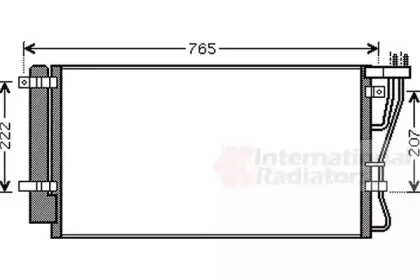 Конденсатор, кондиционер VAN WEZEL купить