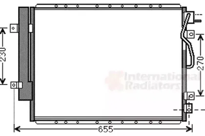 Конденсатор, кондиционер VAN WEZEL купить