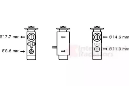 Расширительный клапан, кондиционер VAN WEZEL купить