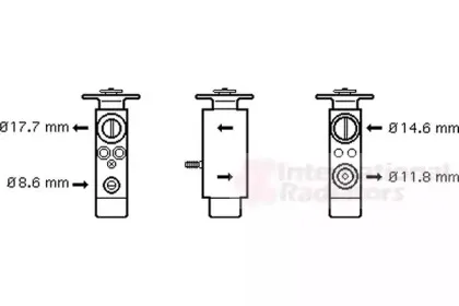 Расширительный клапан, кондиционер VAN WEZEL купить