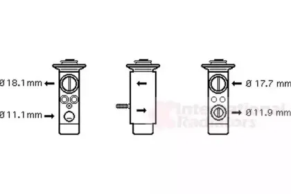Расширительный клапан, кондиционер VAN WEZEL купить