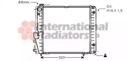 Радиатор, охлаждение двигателя VAN WEZEL купить