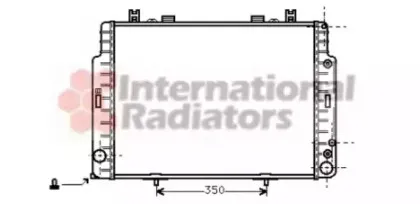 Радиатор, охлаждение двигателя VAN WEZEL купить