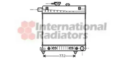 Радиатор, охлаждение двигателя VAN WEZEL купить