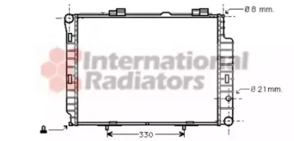 Радиатор, охлаждение двигателя VAN WEZEL купить