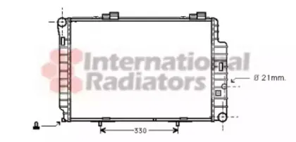 Радиатор, охлаждение двигателя VAN WEZEL купить