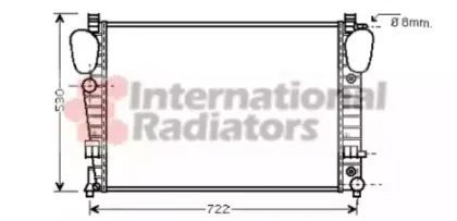 Радиатор, охлаждение двигателя VAN WEZEL купить