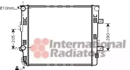 Радиатор, охлаждение двигателя VAN WEZEL купить