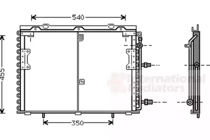 Конденсатор, кондиционер VAN WEZEL купить