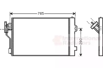 Конденсатор, кондиционер VAN WEZEL купить