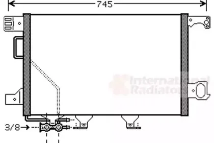 Конденсатор, кондиционер VAN WEZEL купить