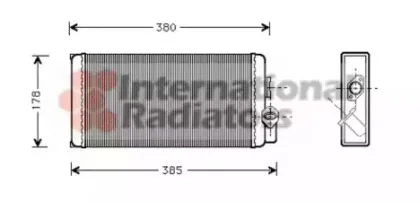 Теплообменник, отопление салона VAN WEZEL купить