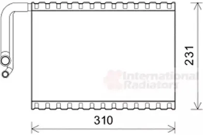 Испаритель, кондиционер VAN WEZEL купить