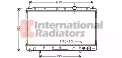 Радиатор, охлаждение двигателя VAN WEZEL купить