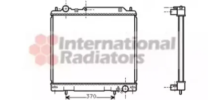 Радиатор, охлаждение двигателя VAN WEZEL купить