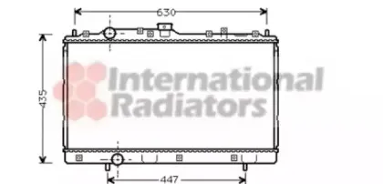 Радиатор, охлаждение двигателя VAN WEZEL купить