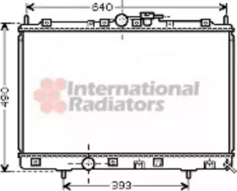 Радиатор, охлаждение двигателя VAN WEZEL купить