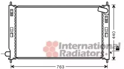 Радиатор, охлаждение двигателя VAN WEZEL купить