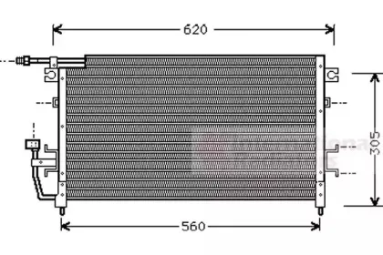 Конденсатор, кондиционер VAN WEZEL купить