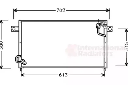 Конденсатор, кондиционер VAN WEZEL купить
