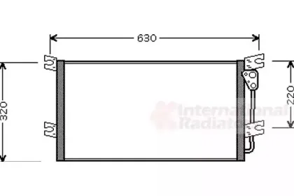Конденсатор, кондиционер VAN WEZEL купить