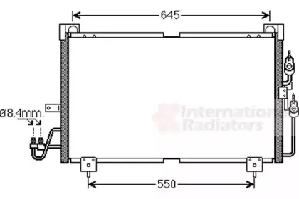 Конденсатор, кондиционер VAN WEZEL купить