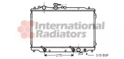 Радиатор, охлаждение двигателя VAN WEZEL купить