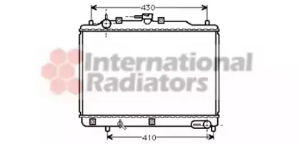 Радиатор, охлаждение двигателя VAN WEZEL купить