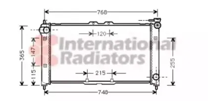 Радиатор, охлаждение двигателя VAN WEZEL купить