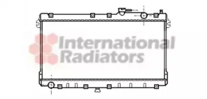 Радиатор, охлаждение двигателя VAN WEZEL купить