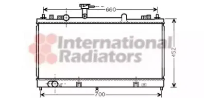 Радиатор, охлаждение двигателя VAN WEZEL купить