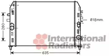 Радиатор, охлаждение двигателя VAN WEZEL купить