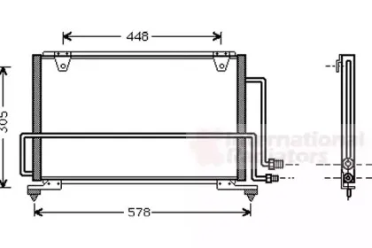 Конденсатор, кондиционер VAN WEZEL купить
