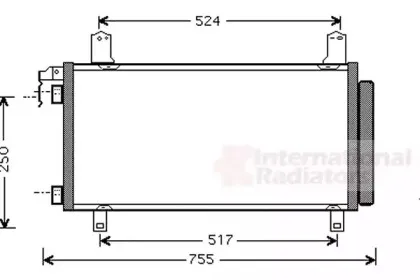 Конденсатор, кондиционер VAN WEZEL купить