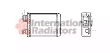 Теплообменник, отопление салона VAN WEZEL купить