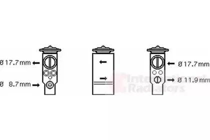 Расширительный клапан, кондиционер VAN WEZEL купить