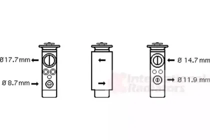 Расширительный клапан, кондиционер VAN WEZEL купить