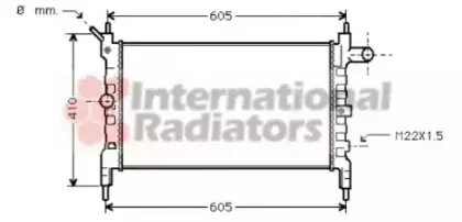 Радиатор, охлаждение двигателя VAN WEZEL купить