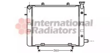 Радиатор, охлаждение двигателя VAN WEZEL купить
