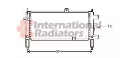Радиатор, охлаждение двигателя VAN WEZEL купить