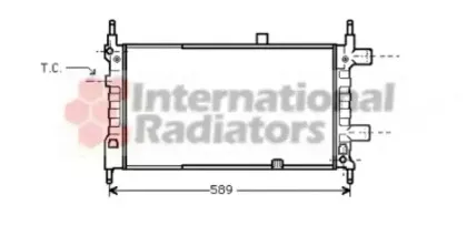Радиатор, охлаждение двигателя VAN WEZEL купить