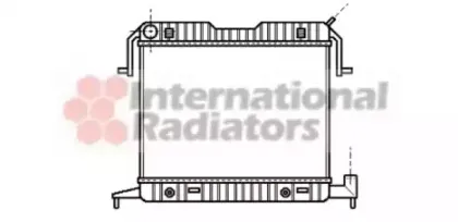 Радиатор, охлаждение двигателя VAN WEZEL купить