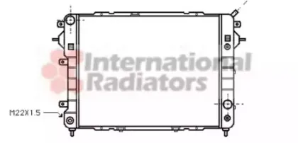 Радиатор, охлаждение двигателя VAN WEZEL купить