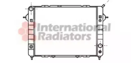 Радиатор, охлаждение двигателя VAN WEZEL купить