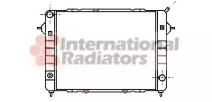 Радиатор, охлаждение двигателя VAN WEZEL купить