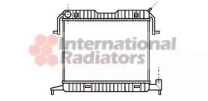 Радиатор, охлаждение двигателя VAN WEZEL купить