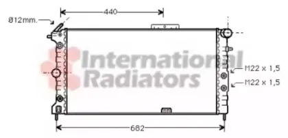 Радиатор, охлаждение двигателя VAN WEZEL купить