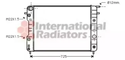 Радиатор, охлаждение двигателя VAN WEZEL купить